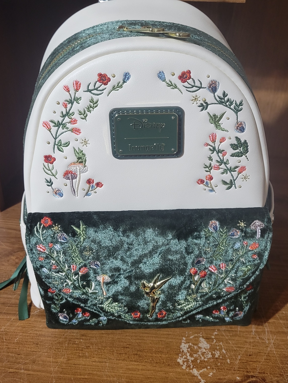 Price Is Firm. Loungefly Peter Pan Tinker Bell Exclusive Floral Mini Backpack.